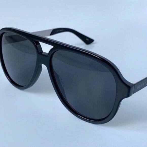 Authentic- New - Gucci Men’s Sunglasses GG0688S 001 Black/ Gray - Picture 6 of 12